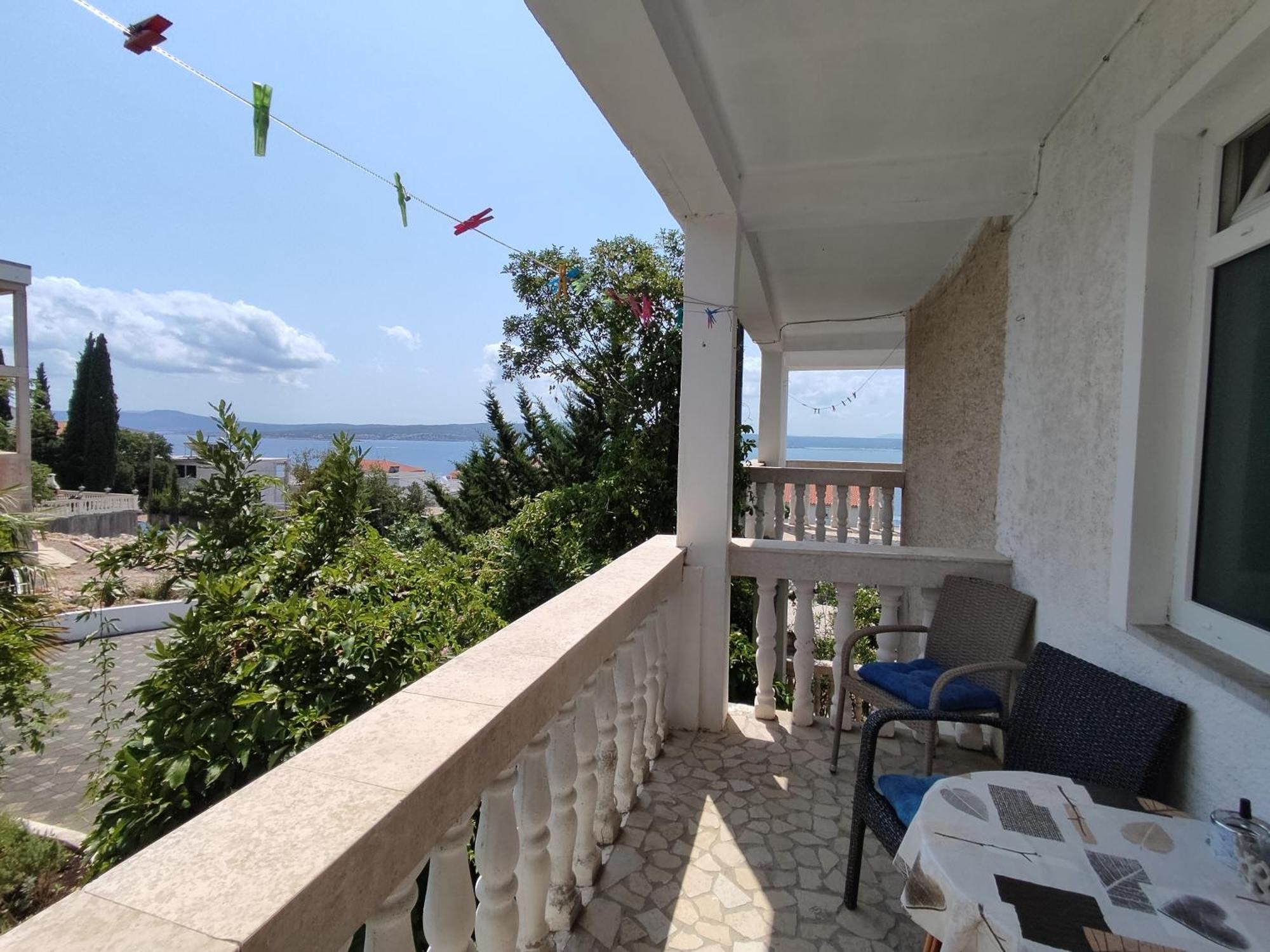 Panorama View Close Sandy Beach 100M To Talasoterapija, Crikvenica Luaran gambar