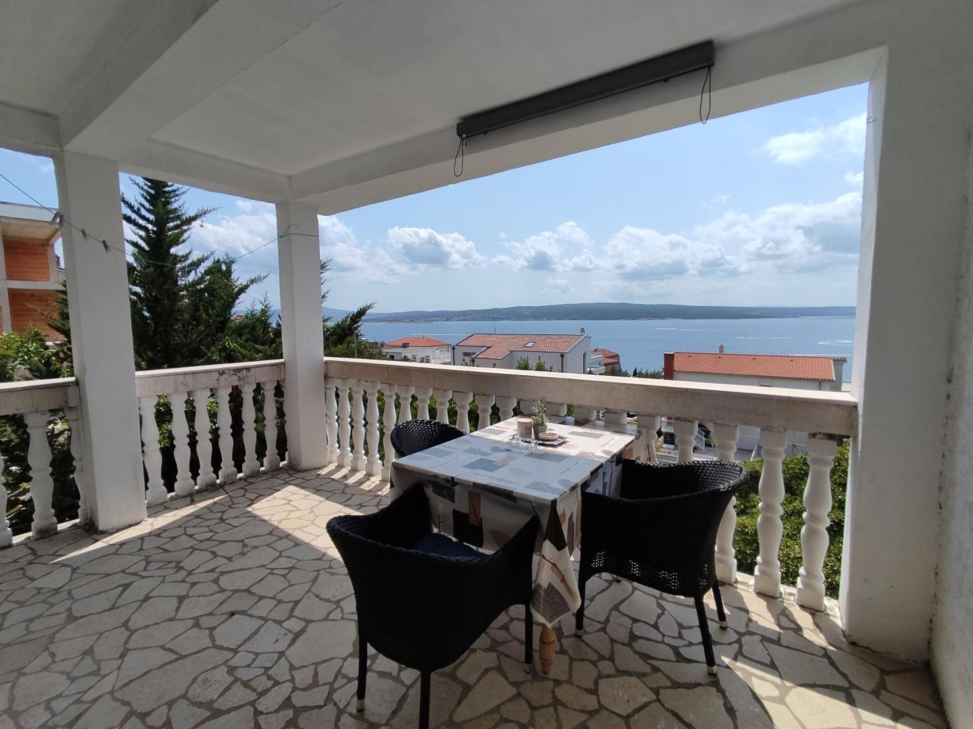 Panorama View Close Sandy Beach 100M To Talasoterapija, Crikvenica Luaran gambar