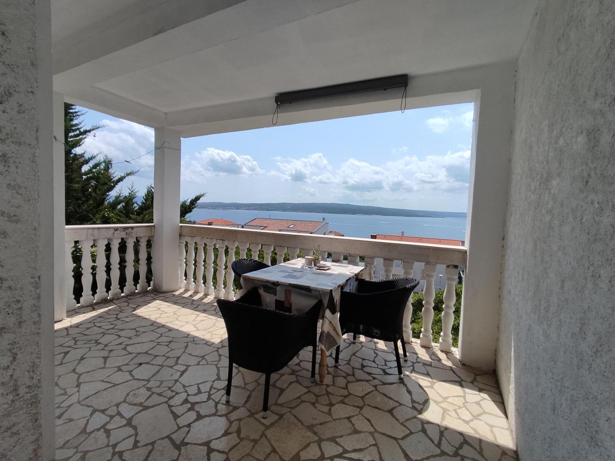 Panorama View Close Sandy Beach 100M To Talasoterapija, Crikvenica Luaran gambar